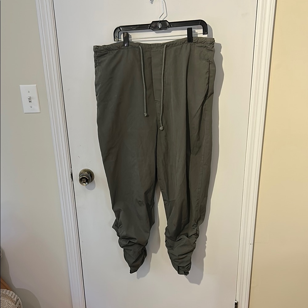 Free People Green Relaxed Trousers